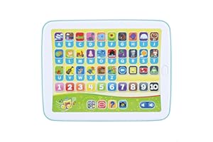 ColorBaby Play Tablet educativa bilingüe, Infantil español-inglés, con Letras, Números, Animales y música, con melodía, Juguete Educativo, Aprendizaje, para niños y niñas, Desde 24 Meses (39623)