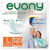 Evony Premium Adult Diapers Large 120 Pieces