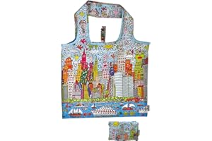 Fridolin Torba: James Rizzi, My New York City - "I was a bottle" recycled, bag in bag, szer./wys.: ok. 48 × 60 cm (otwarta) szer./wys.: ok. 15 × 12 cm (zamknięta w małej torbie), kolorowy