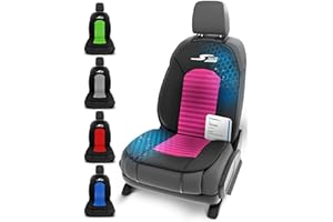 Walser CarComfort Housse de siège de Voiture S-Race, Mention Très Bien* Universel Housse de siège et Coussin de Protection pour Voiture Rose/Noir