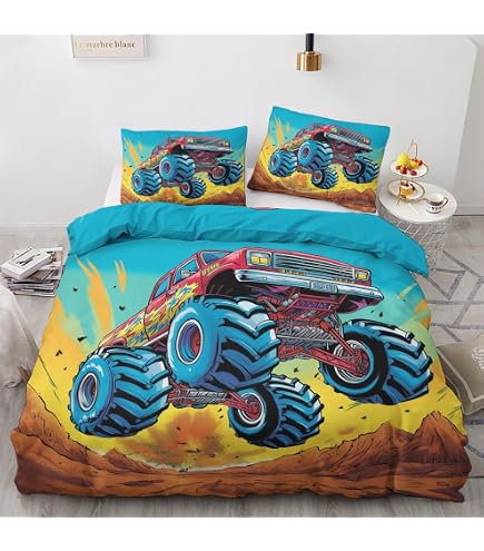 Cartoon Auto Bettwäsche Set Für Kinder Jungen, Wh Produktbild-Vorschau 8