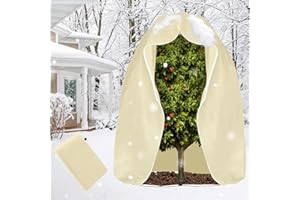 LAISLLA Voile Hivernage Plante Exterieur, 250 x 360CM Housse Hivernage Plante avec Cordon de Serrage et Zipper, Housse de Protection pour Plantes Voile d’Hivernage Housse d'hivernage Plante Réutilisable