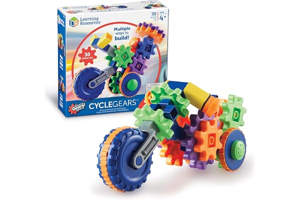 Learning Resources Jeu de Construction de Deux Roues Gears Gears Gears