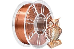 iBOSS PLA+1.75mm Filament, filament de cuivre de soie brillante, précision dimensionnelle +/- 0,02 mm, bobine de 1 kg (2,2 kg) pour imprimante 3D FDM