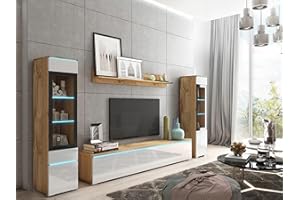 Muebles Slavic Living room furniture set VERA II, TV furniture set,4 elements, modern living room furniture, Wall cabinet, Furniture Living room