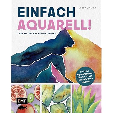Janzoom Aquarellbuch – Mit Schwarzem Einband, Faltbarem Orgel-Design, Für Skizzen & Malerei