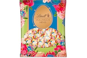 ‎LINDT Lindt Schokolade Alpenvollmilch Mini Eier Blumen Edition | 5 x 180 g | Mini Schokoladen Eier aus feinster Alpenvollmilch-Schokolade | Oster Schokolade | Schokoladengeschenk | Ostereier | Schokoeier
