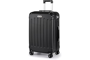 TAN.TOMI Koffer Hartschalenkoffer, Koffer Handgepäck Trolley Koffer Handgepäck, Reisekoffer mit Rollen, Koffer mit 3-Stelliges Codeschloss, Zahlenschloss Teleskopgriff, Suitcase für Reisen Geschäft
