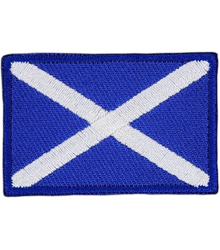 EverFlag Schottland Wappen Patch – Ca. 6x7 Cm, Gestickt – Zum Aufbügeln Oder Aufnähen Auf Kleidung