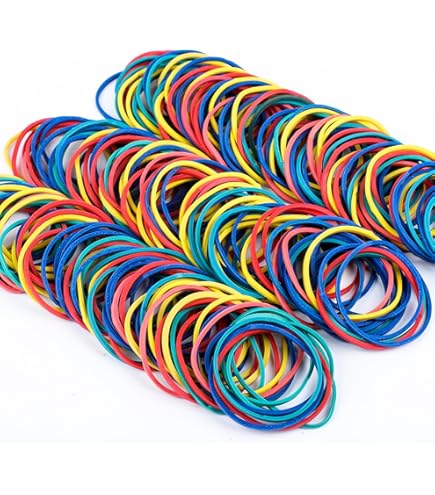 100Pcs Rubber Band Stretchable Elastic Band White 32mm X 1mm Hair Rubber Bands 655692872253 - View #9