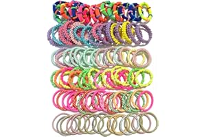 ILamourCar 100 Stück Klein Haargummi Elastisch Haargummis Gummibänder Haarbänder Haarband Pferdeschwanz Inhaber Kinder Mädchen Mini Haarband Baby Mehrfarbig Soft
