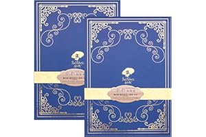 Paul Rubens Blocco per schizzi ad acquerello, 14 x 20 cm, carta per acquerelli, 63,5 kg/300 g/m², 50% cotone pressato a freddo, stile organo blu, confezione da 2 (14 fogli), carta da disegno per