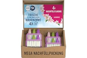 ‎FEBREZE Febreze 3Volution Duftstecker 4x Nachfüllflakons Lilienbrise, 3 Abwechselnde Düfte Zum Bekämpfen Von Gerüchen