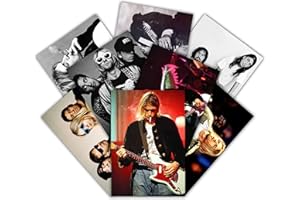 GTOTd Music Rock Band Wall Poster 8-Pack 11.5" x 16.5",Music Band Merch Party Unframed Version HD Printing Poster for Living Room Bedroom Club Wall Art Decor