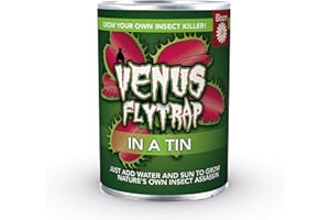 FUNTIME GIFTS Venus Fly Trap and Sundew Plant in a Tin | Grow Your Own Plant Kit
