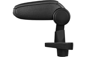 LP Trade Bracciolo centrale per Clio 4 IV | Accessorio per console di stoccaggio e poggiapolsi con vano organizzatore, pezzo di ricambio interno per auto, tessuto nero