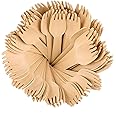 250pcs Disposable Wooden Cutlery Set,100 Forks, 100 Spoons,Biodegradable Eco -Friendly Utensils For Parties, Picnics - View #8