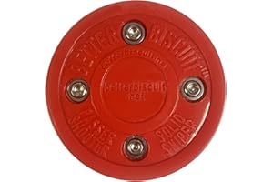 Better Biscuit The Solid Off-ice Hockey Puck, red