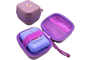 Ronronner Harte Tragetasche FüR Das Interaktive Digitale Haustierspielzeug Bitzee, Koffer Mit Handzug, Aus Flanellmaterial, Wasserfest Und StoßFest, In Lila, Nur Tasche