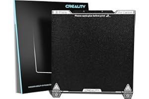 CHINDRAG Creality K1C Textured Build Plate, 235x235mm PEI Sheet with Wipe Nozzle Flexible Spring Steel Bed Platform for K1C/K1/Ender 3/3 V2/3 V3/3 V3 KE/3 V3 SE/3 Pro/3 Neo/3 V2 Neo (Without Magnetic Base)