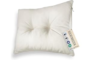 sunnypillow Cuscino Impermeabile per Mobili da Giardino in Rattan - Resistente ai Raggi UV - per Interni ed Esterni - Comoda Spalliera 50x40x12 cm - Cremoso