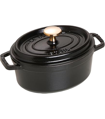Cocotte Ovale Invicta En Fonte - Jaune 27 Cm - Occasion - Compatible Gaz/électrique