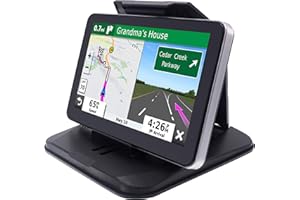 iSaddle Armaturenbrett-GPS-Halterung – universelle Handy-/Tablet-PC-Navigationshalterung für Garmin Nuvi, iPhone, iPad, Galaxy, Yoga, Android, passend für 4,3-9,6 Zoll GPS & Smartphone