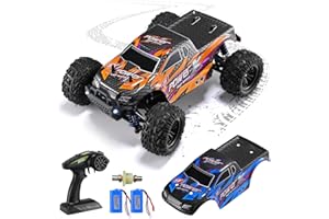Brolteja Voiture Télécommandée 45 Km/h,1:18 Voiture Telecommandé Tout Terrain,RC Voiture, RC Buggy Car,4WD RC Monster Truck avec 2 Batterie,Voiture RC Electrique Jouet pour Adultes et Enfants