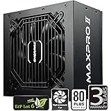 Enermax MaxPro II 500W 80 Plus EU ATX alimentation PC, câbles plats, Safeguard (protection contre court-circuit, surtension, sous-tension, surintensité, surchauffe, surpuissance)