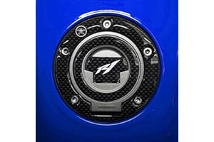 ‎LABELBIKE labelbike - 3D Gel Aufkleber Motorrad Tank Cap Schutz kompatibel mit Yamaha R1 2000-2014