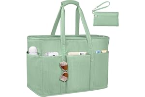 JUYANO Duża damska torba plażowa XXL, bardzo duża damska torba plażowa XXL, składana siatka, dla kobiet, z zamkiem błyskawicznym, duże kieszenie, na plażę, siłownię, basen, 45 l