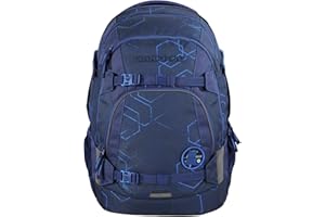 coocazoo Schulrucksack Mate, ergonomischer & anpassbarer Tornister, höhen- & größenverstellbar, mit Brustgurt & Hüftgurt, leicht & individuell, ab der 3. Klasse