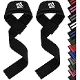 AQF Lifting Straps, Weight Lifting Wrist Straps, 60CM Heavy Duty Gym Straps with 5MM Neoprene Padded Support, Anti-Slip Bar Grip, Ideal for Weightlifting, Deadlifting, Bodybuilding Workouts