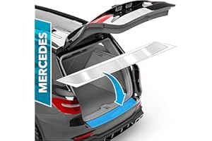 ‎UPROTECT Folia ochronna na krawędź załadunkową uProtect do Mercedes Benz C-Klasse Kombi S206 I 2021-2025 - ochrona zderzaka, ochrona przed zarysowaniami, folia ochronna na lakier - przezroczysty błyszczący