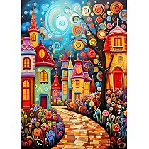 DPIDEA Diamond Painting 5D, Kit Con Tela 30x30 Cm, Pietre Rotonde, Per Adulti E Principianti, Effetto Vivido, Regalo
