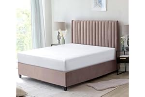 MH Home Thermal Flannelette Fitted Sheets 100% Brushed Cotton Flannel Fitted Sheets-Warm & Cosy Thermal Fitted sheets-Elasticated Corners Fitted Bed Sheets (White, Double)