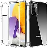 Migeec For Samsung Galaxy A72 Case 4G 5G- Crystal Clear Hybrid Material Covers Air Cushion Gel Bumper Technology Full Protect