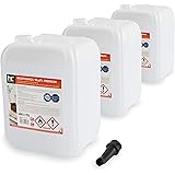 Höfer Chemie 30 L (3 x 10 L) Bioethanol 96,6% Premium - TÜV SÜD zertifizierte QUALITÄT - für Ethanol Kamin, Ethanol Feuerstel