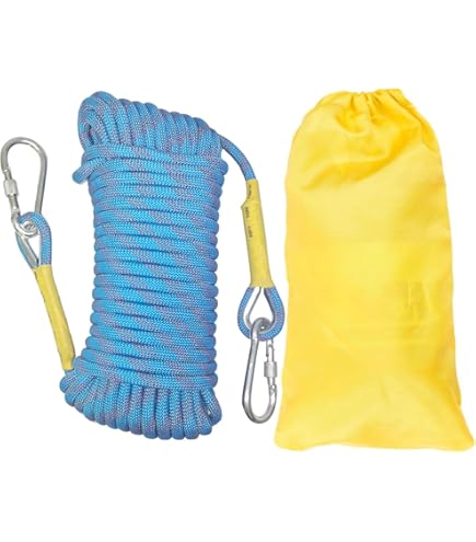 Gangying Klimtouw 12mm, Outdoor Touw, Statisch Klimtouw 40m, Brandredding, Parachutetouw, Wandelen,Buiten klimmen, Sport,Kamperen,Heeft Een Hoge Draagkracht en Slijtvastheid