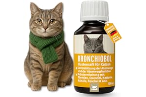 EMMA Jarabe para la Tos del Gato I Hierbas bronquiales de tomillo I Gotas de anís e hinojo I Hierbas respiratorias I Remedio para calmar de Las vías respiratorias I Expectorante I Mezcla de Hierbas 100ml