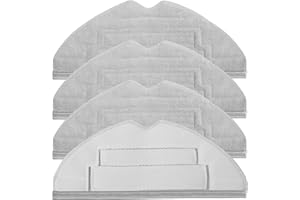 VIEWALL 4 Panni per Aspirapolvere Roborock S8 PRO Ultra Robot,2 Zone di Vibrazione in Microfibra Morbida Lavabile e Riutilizzabile