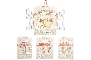 GLAMZA Friends Advent Calendar 2023 | Christmas Countdown Calendar for Women, Kids & Teens | Includes x1 Necklace, x1 Bracelet Chain & x22 Charms