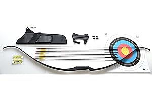 Recurvebogen Rolan Bogen Sportbogen Set mit 5 Carbonpfeilen 26 lbs