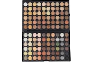 LaRoc 120 Nude Eyeshadow Palette Makeup Set, Professional MUA Eye Shadows, Naked Eyeshadow Palette for Warm, Smoky, Natural, and Matte Eye Shadow Tones