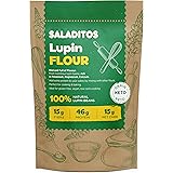 SALADITOS Lupin Flour - High Protein, Low Carb & Keto Friendly, Gluten Free and Vegan Flour Alternative, 1x400gr