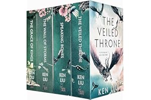 The Dandelion Dynasty Collection 4 Books Set By Ken Liu (The Grace of Kings, The Wall of Storms, The Veiled Throne & Speaking Bones)