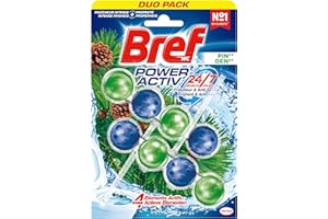 Bref Power Activ 'Pin Duo Bloc WC - Limpiador 100 g (2 piezas)