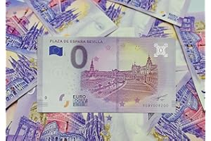 EUROSOUVENIR Cadeaux originaux - Billets de banque personnalisés Place d'Espagne Séville - Imprimés sur du papier-monnaie - Souvenir de Mariage - Design de billets de banque - Euro Souvenir