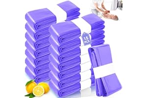 15 Stück Windeleimer Nachfüllkassetten Cinnani 4.5M Nachfüllfolie Windeleimer, Violett, Kompatibel mit Allen Nachfüllung windeleimer/Katzenstreu-entsorgungseimer (Ohne Nachfüllkassette)