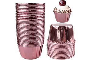 Eozighi 60 Pezzi Cupcake Pirottini di Carta Pirottini per Cupcake Pirottini di Carta per Muffin Stampini da Forno di Carta per Cioccolatini Gelatine Dessert Torta Matrimoni Compleanni Feste